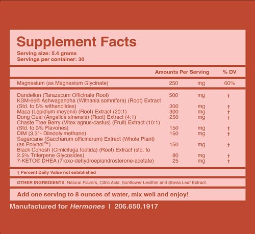 Hormone Balance for Women - PMS Relief - Helps w/Bloating, PCOS, Menopause, perimenopause. Hermones uk supplements