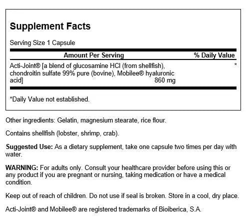 Swanson Ultra ACTI-Joint 860 MG 60 CAPS Swanson uk supplements
