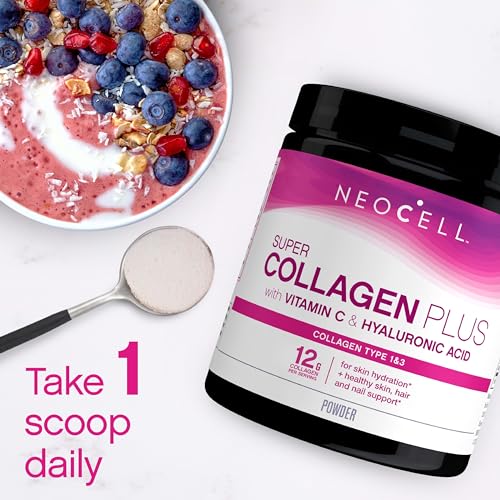 NeoCell Super Collagen Plus With Vitamin C and Hyaluronic Acid, For Skin Hydration NeoCell uk supplements