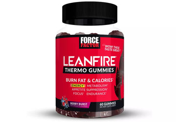 Force Factor LeanFire Thermo Gummies with B12 Vitamins, Caffeine, & Green Coffee Bean Force Factor uk supplements