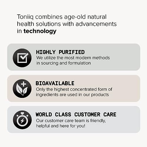 Toniiq Ultra High Strength DHEA Capsules - DHEA for Men and Ladies - 25mg Micronized Toniiq uk supplements