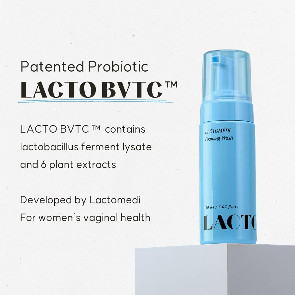 LACTOMEDI Feminine Foaming Wash | Gentle Foam Cleanser for Intimate Hygiene | pH-Balanced Formula LACTOMEDI uk supplements