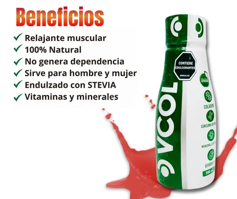 VCOL Red Fruit Liquid Wellness Drink – 10.14 fl oz (300 ml) • Naturally Flavored • Smooth & Easy-to-Take Daily Beverage • Non-GMO VCOL uk supplements