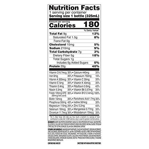 SlimFast Advanced Energy High Protein Meal Replacement Shake, Rich Chocolate, 20g SlimFast uk supplements