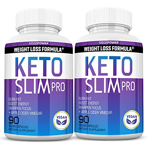 VEGEPOWER Keto Fast Diet Pills- Ketone Slim Pro 180 Capsules-Apple Cider Vinegar VEGEPOWER uk supplements