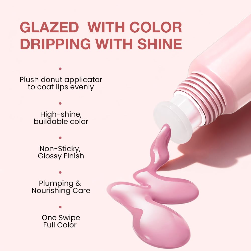 FeiCuiYun Lip Tinted Glowy Balm Hydrating Tinted Lip Serum Lip Gloss, Ultra-Hydrating Natural Vegan Lip Balm, Sheer-Tinted Shine & Hydration, Soothes & Softens Dry Lips Skincare (Light Pink) FeiCuiYun uk supplements