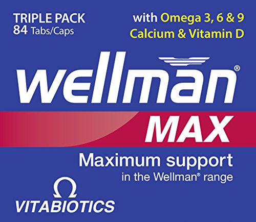 Vitabiotics Wellman Max - 84 Tablets/Capsules Vitabiotics uk supplements