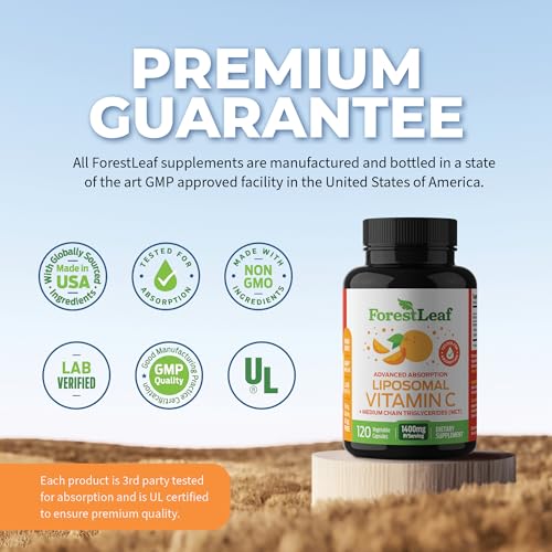 ForestLeaf Liposomal Vitamin C - Liposomal VIT C - 1000mg Capsules ForestLeaf uk supplements