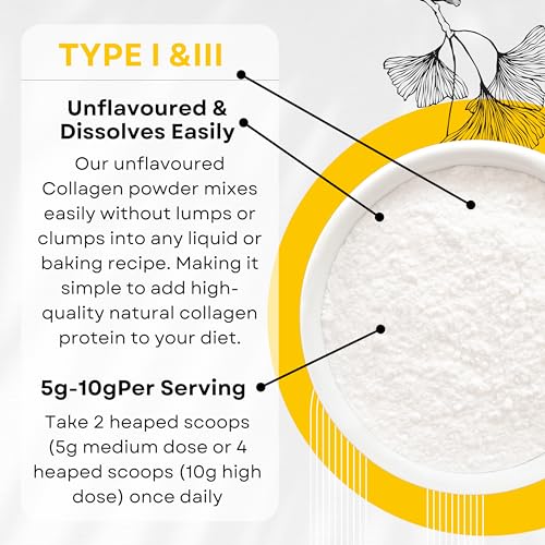 100% Pure Hydrolysed Collagen Peptides Powder - 400g Tub | Halal & Grass-Fed Bovine Collagen CLN Labs uk supplements