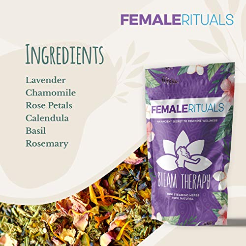 FEMALE RITUALS Yoni Herbs for Steaming (2oz) - Natural Vaginal Steamer to Detox & Cleanse FEMALE RITUALS uk supplements