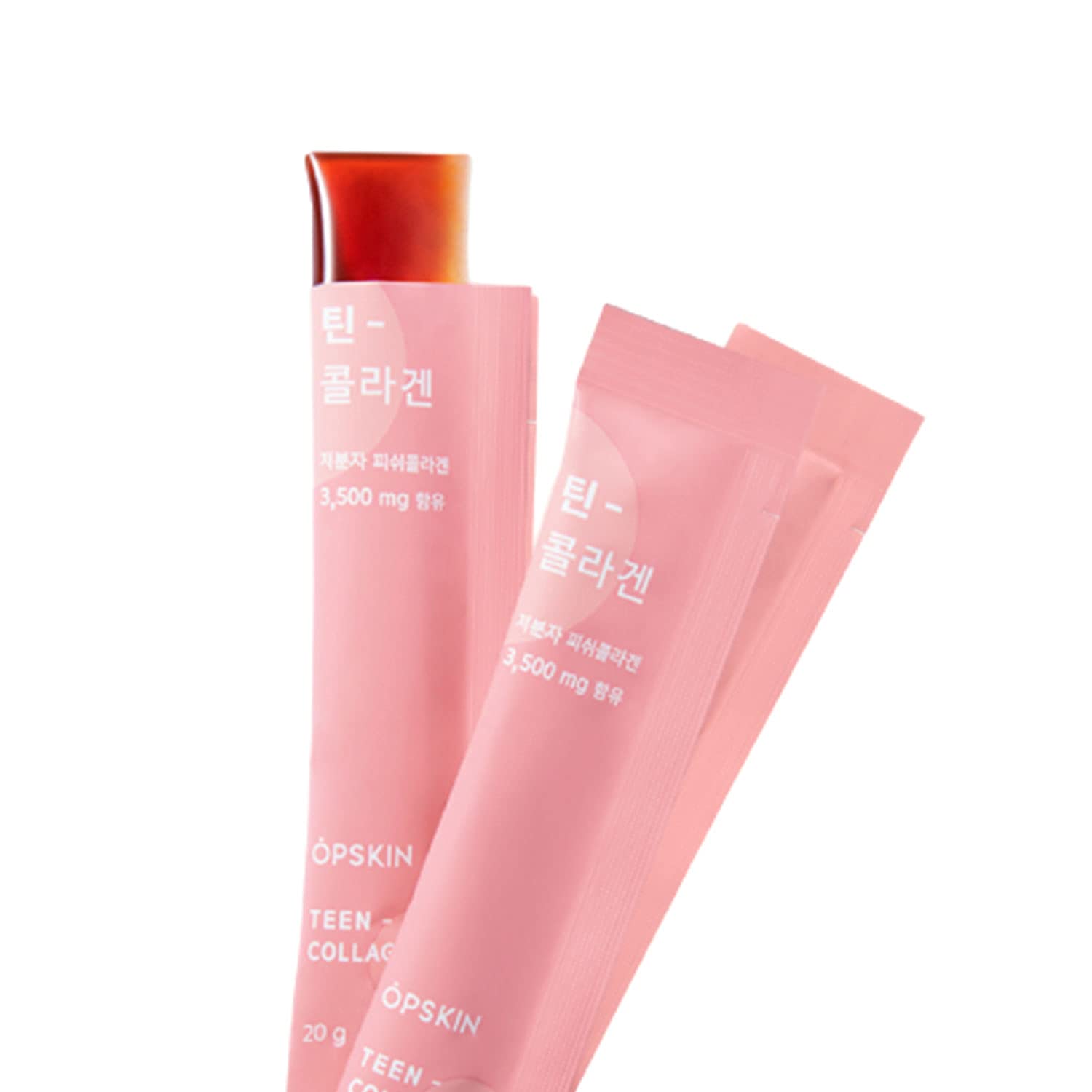 OPSKIN Teen Collagen 14 Pieces, Hydrolysed Marine Collagen Jelly, Grapefruit Flavour Gummy Sticks OPSKIN uk supplements