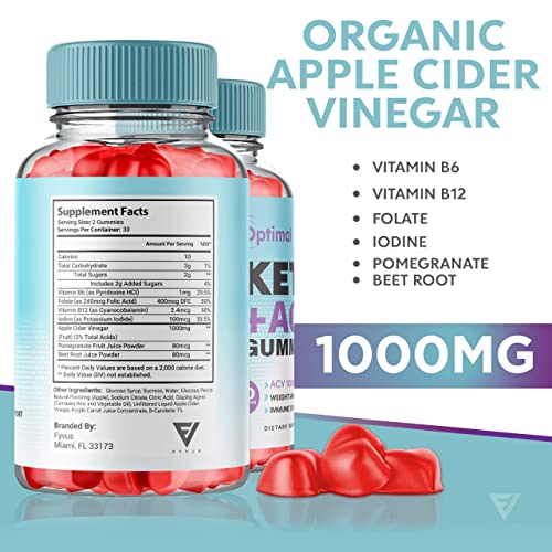 (2 Pack) Optimal Keto ACV Gummies Advanced Weight Loss Plus, Optimal Keto+ACV Gummy Fyvus uk supplements