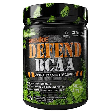 Grenade Defend BCAA Powder, Green Apple, 390 g (7 g BCAA's Per Serving - 30 Servings Grenade uk supplements