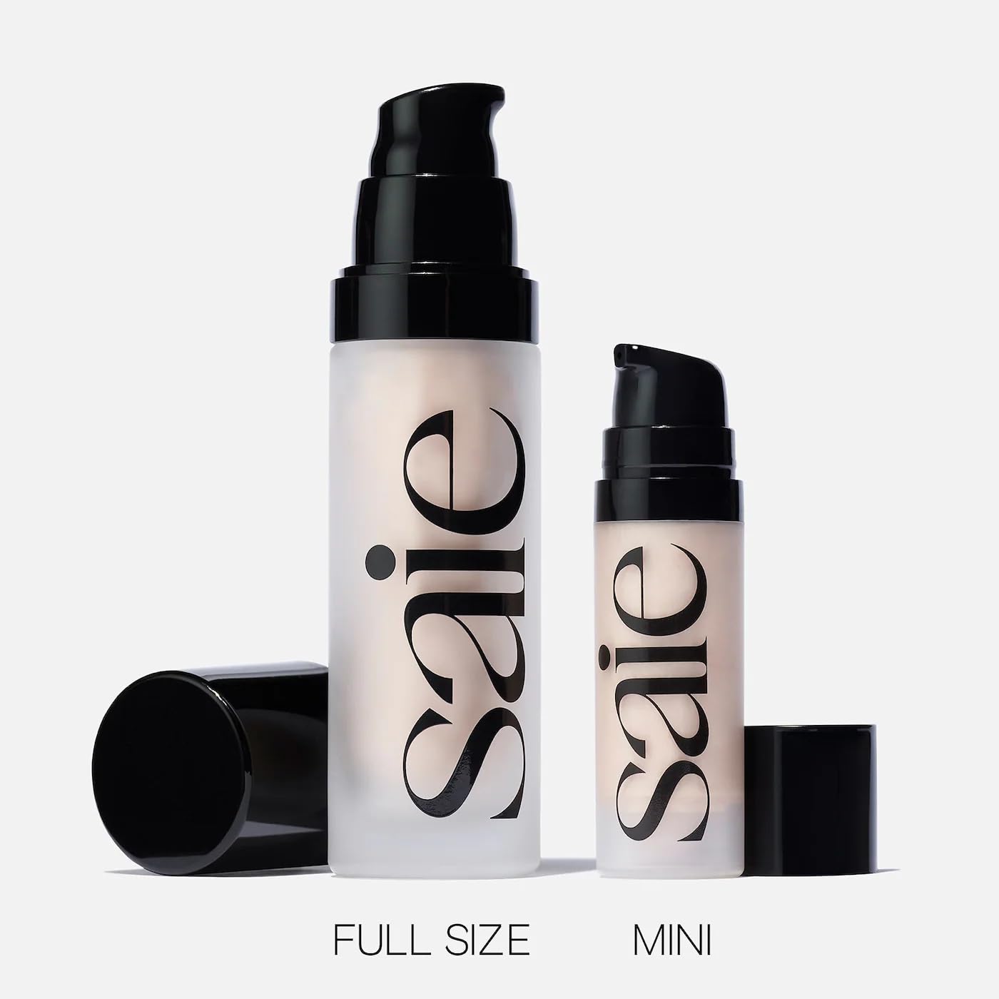 Saie Mini Glowy Super Gel - Hydrating Makeup Primer and Illuminating Glow Serum Enriched with Vitamin C and Squalane Oil - All-Over Liquid Highlighter Makeup for Instant Glass Skin - Starglow (0.5 oz) Saie uk supplements