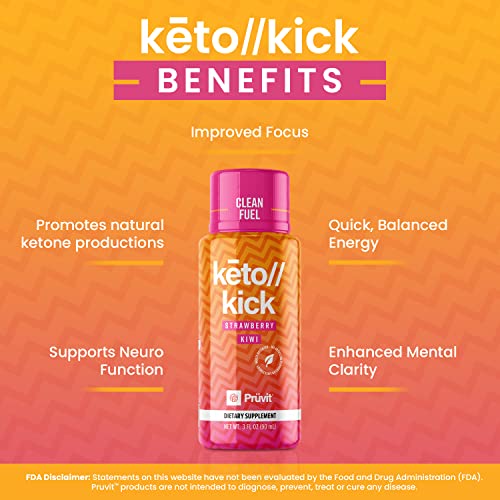 Pruvit Keto Kick Strawberry Kiwi Exogenous Ketones Exalt The Benefits of Natural Slim PRÜVIT uk supplements