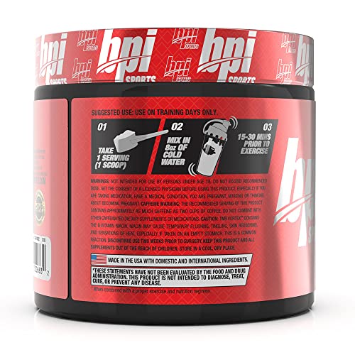 BPI Sports 1.M.R Vortex Pre Workout Powder, Non Habit Forming, Sustained Energy & Nitric BPI Sports uk supplements