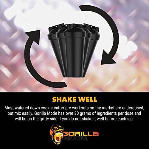Gorilla Mode Pre Workout - Massive Pumps · Laser Focus · Energy · Power - L-Citrulline Gorilla Mind uk supplements