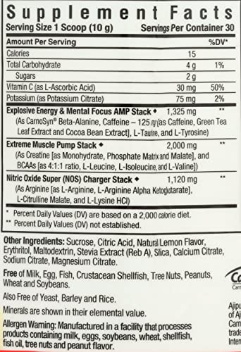 Bluebonnet Nutrition Extreme Edge Pre workout, Muscle Recharging Formula, Increases Bluebonnet uk supplements
