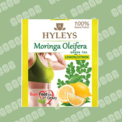 Hyleys Tea Moringa Oleifera with Lemon Flavor - 25 Tea Bags (Miracle Tree Tea) HYLEYS uk supplements