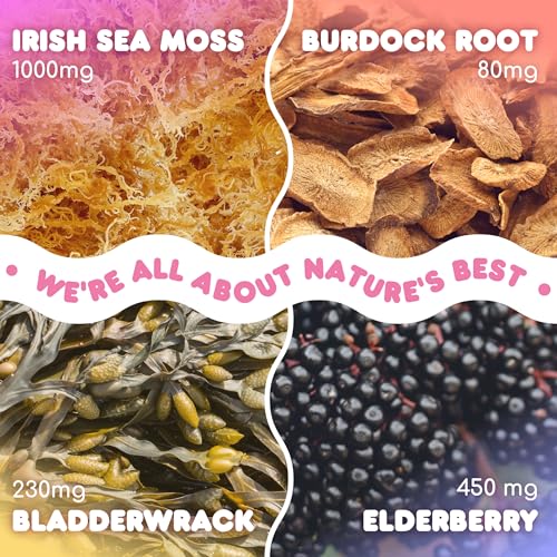 Biolore Sea Moss Gummies with Elderberry, Contains Irish Sea Moss, Organic Extract Biolore uk supplements