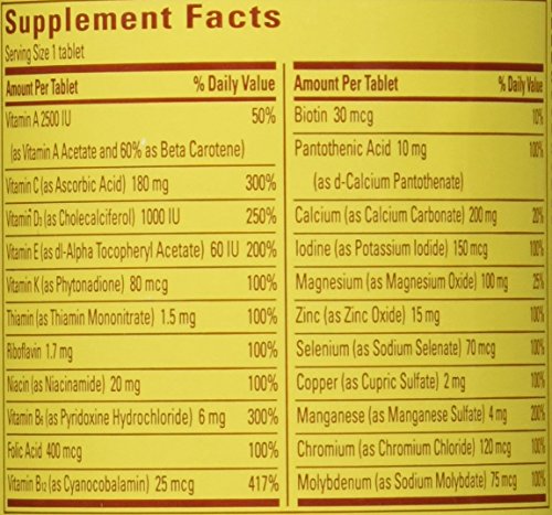 Nature Made Multi For Her 50+ Vitamin & Mineral Tabs, 90 ct (Pack of 2) Packaging May Nature Made uk supplements