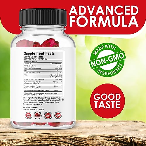 Nutrocell Simpli Health ACV Ketos Gummies Keto Apple Cider Vinegar 1050mg Nutrocell uk supplements