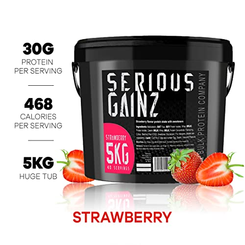 The Bulk Protein Company, SERIOUS GAINZ - Whey Protein Powder - Weight Gain, Mass Gainer The Bulk Protein Company uk supplements