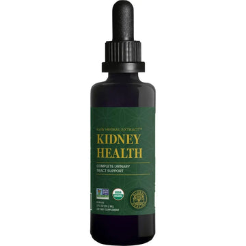 Global Healing USDA Organic Kidney Health with Cranberry & Hydrangea - Kidney Cleanse Liquid Supplement & Stones Dissolver for Urinary Health - Detox & Repair Formula for Bladder Control - 2 Fl Oz Global Healing Center uk supplements
