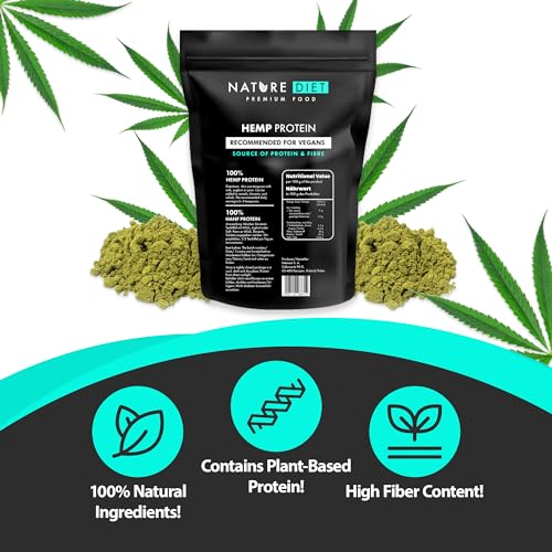 Nature Diet - Hemp Protein 1000g , Vegan , Protein Powder , Plant-Based Nature Diet uk supplements