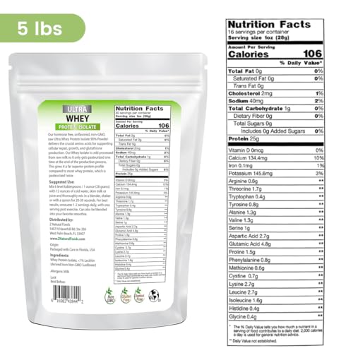 Z Natural Foods Whey Protein Powder Isolate, Unsweetened Protein Powder Enriched Z Natural Foods uk supplements