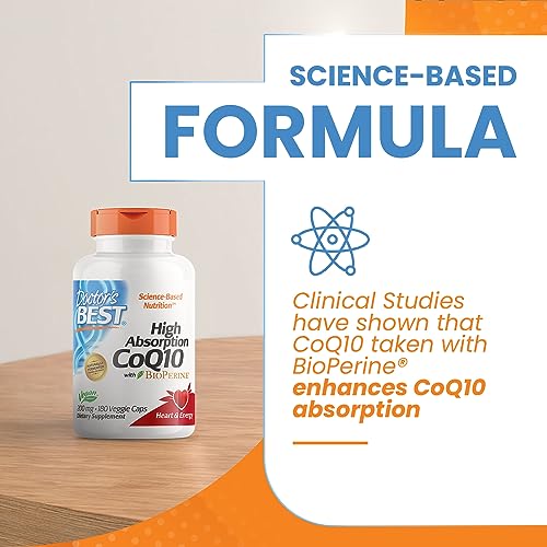 Doctor's Best High Absorption CoQ10 with BioPerine, Non-GMO, Gluten & Soy Free Doctor's BEST uk supplements