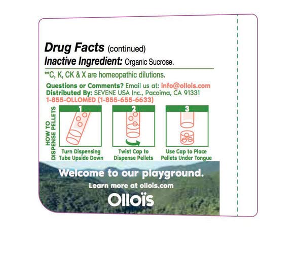 OLLOIS Ruta Graveolens 200ck Organic, Lactose-Free, Kosher Homeopathic Medicine, 80 Pellets OLLOÏS uk supplements