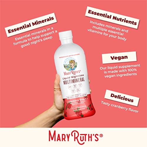 MaryRuth's Liquid Morning Multivitamin Essentials+ | Vitamin A C D E B6 B12 K2 Biotin Zinc | Mens Womens Multivitamin | Immune Support | Beauty | Sugar Free | Vitamins for Ages 1+ | Vegan | 32 Fl Oz MARYRUTH'S uk supplements