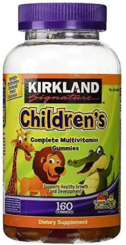 Kirkland Signature FsmJUt Childrens Complete Multivitamin Gummies, 160 Count KIRKLAND uk supplements
