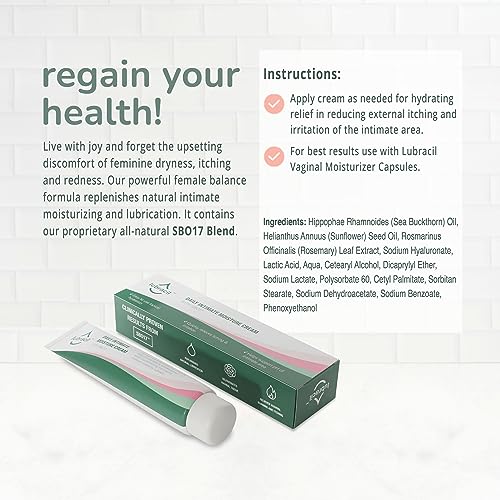 Lubracil - Topical Vulva Cream - Daily Care Moisturizer Helping with Vaginal Dryness, Burning, Lubracil uk supplements