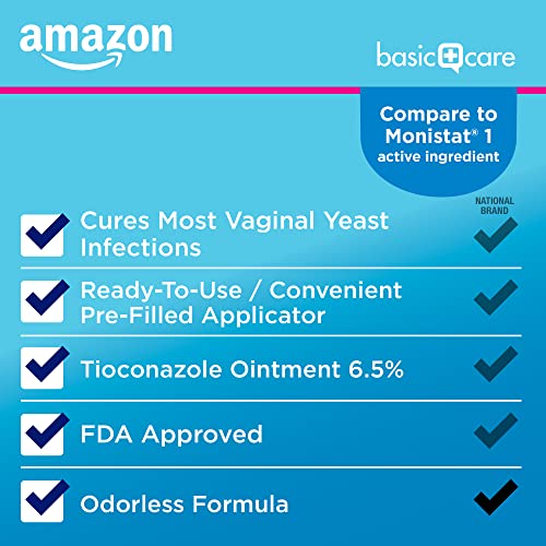 Amazon Basic Care Tioconazole Ointment 6.5 Percent, Vaginal Antifungal, 1-Dose Treatment Amazon Basic Care uk supplements