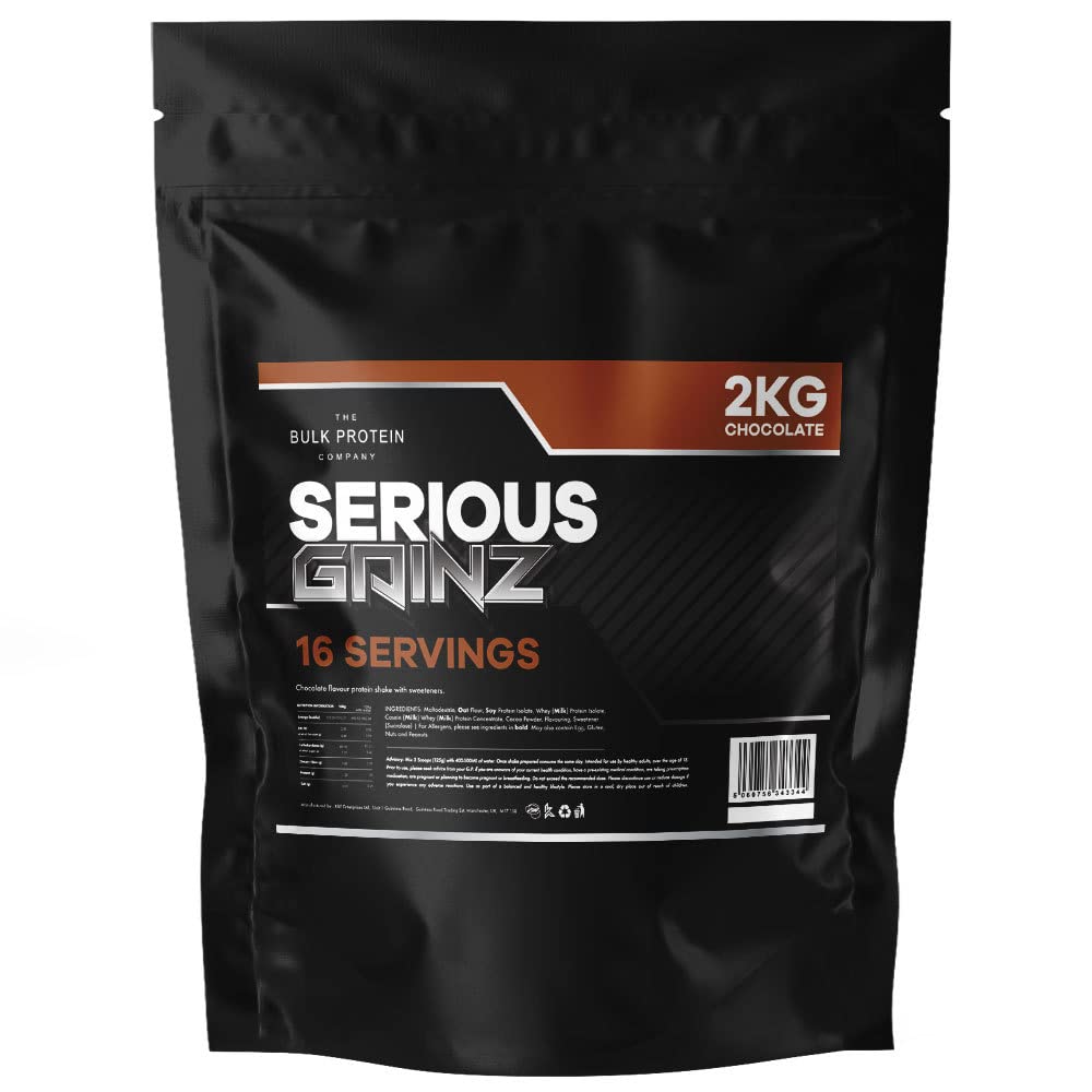 The Bulk Protein Company, SERIOUS Gainz - Whey Protein Powder - Weight Gain, Mass Gainer The Bulk Protein Company uk supplements