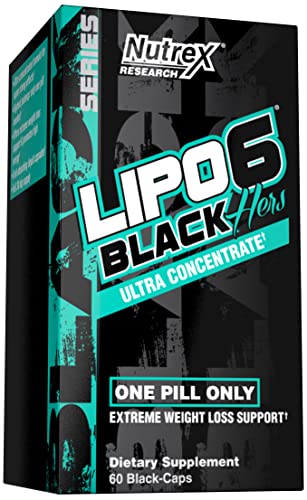 Nutrex Research Lipo-6 Black Hers Ultra Concentrate | Weight Loss Pills for Women | Fat Burner Nutrex Research uk supplements