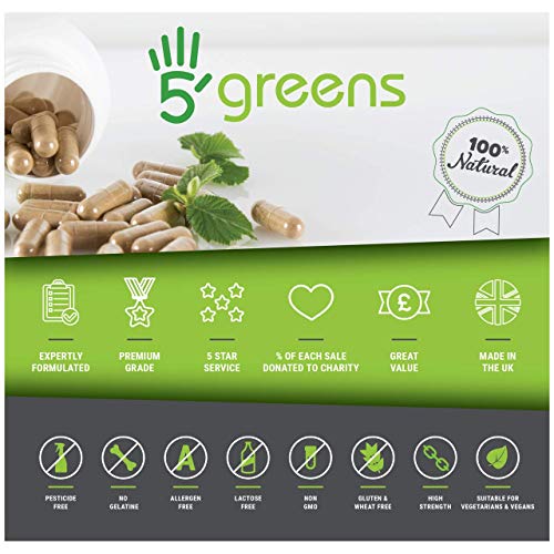 Marine Collagen Capsules 2400mg - Collagen Capsules with Bamboo & Vitamin C 5greens uk supplements
