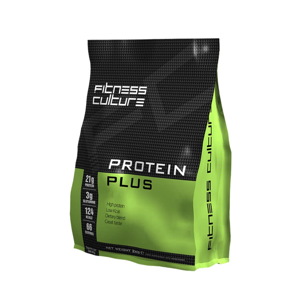 Fitness Culture Protein Plus, Whey Protein Powder with Added Glutamine, Immune and Digestive System Support Generic uk supplements