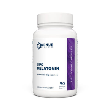 Renue By Science Melatonin | Liposomal Melatonina Supplement | 90 High Strength Melatonin Capsules - 1mg Melatonin per Serving | Sleep Aid Melatonin | Non-GMO | Made in The USA & Third-Party Tested Renue By Science uk supplements