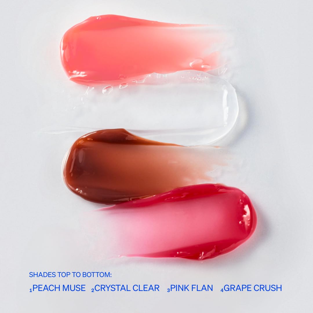 KNEMO LipLock Jelly Serum for Dry Lips, Long-Lasting, Hydrating, Plumping, Glossy Mask with Rose PDRN, Carrot Collagen, Pillow Peptide, Moisturizing Tinted Lip Balm. (Crystal Clear) KNEMO uk supplements