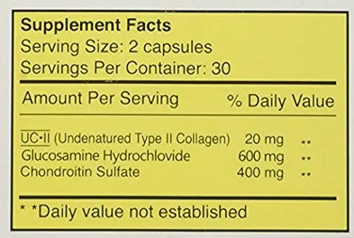 FAR LONG JointEase Undenatured Type II Collagen, Glucosamine Hydrochloride, Chondroitin Sulfate, Joint Dietary Supplement 6 Pack FAR LONG uk supplements