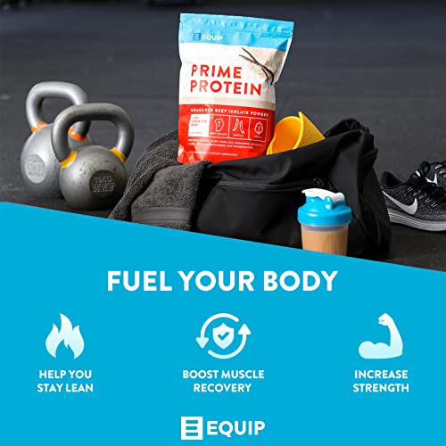 Equip Foods Prime Protein - Grass Fed Beef Protein Powder Isolate - Gluten Free Carnivore Equip uk supplements