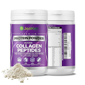 JeaKen - Unflavored Collagen Peptides Powder from Grass-Fed Bovine Sources - Sugar-Free Hydrolyzed Collagen JeaKen uk supplements