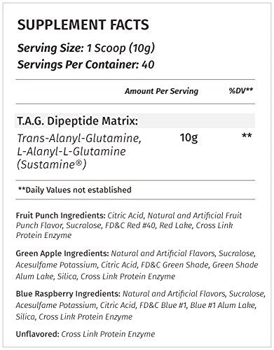 Metabolic Nutrition, TAG, Trans Alanyl Glutamine, 100% L-Glutamine Peptide Powder Metabolic Nutrition uk supplements