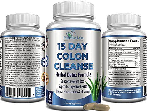 YUMMYVITE 15 Day Colon Cleanse and Detox, Herbal Detox Formula, Supports Weight YUMMYVITE uk supplements