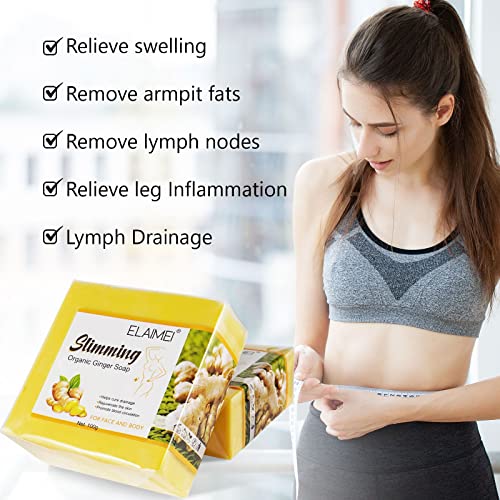 REVIGLAM Ginger Bar Soap, Vegan Slimming Ginger Bath Soap, Effective Weight Loss REVIGLAM uk supplements