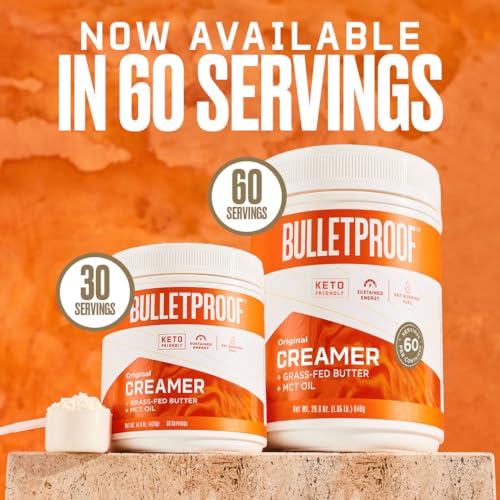 Bulletproof Pumpkin Spice Creamer, 14.8 Ounces, Keto Coffee Powder Creamer Bulletproof uk supplements
